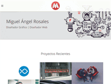 Tablet Screenshot of miguelangelrosales.com
